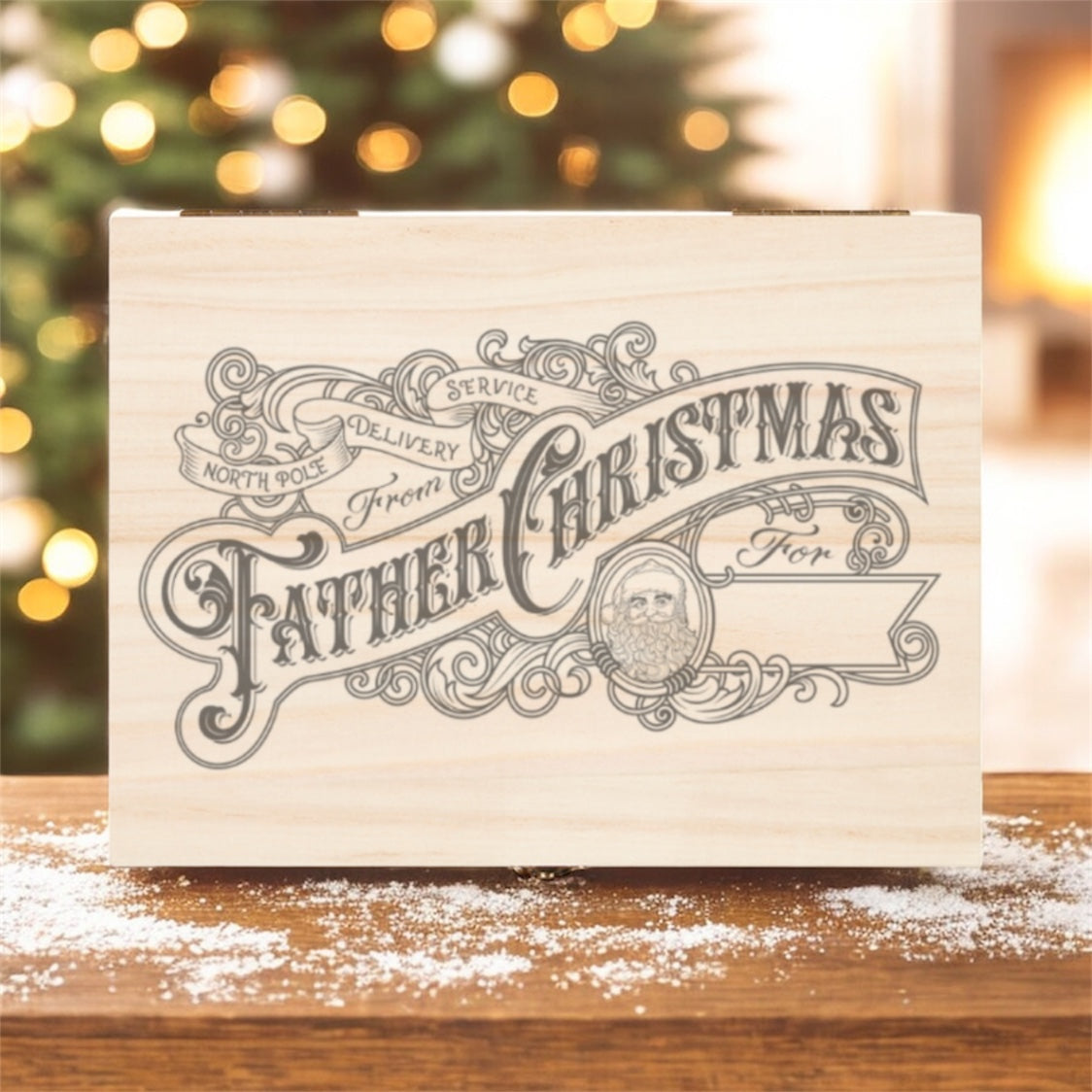 Wooden Christmas Eve Box